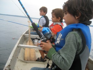 The Men Fishing.  Such concentration...